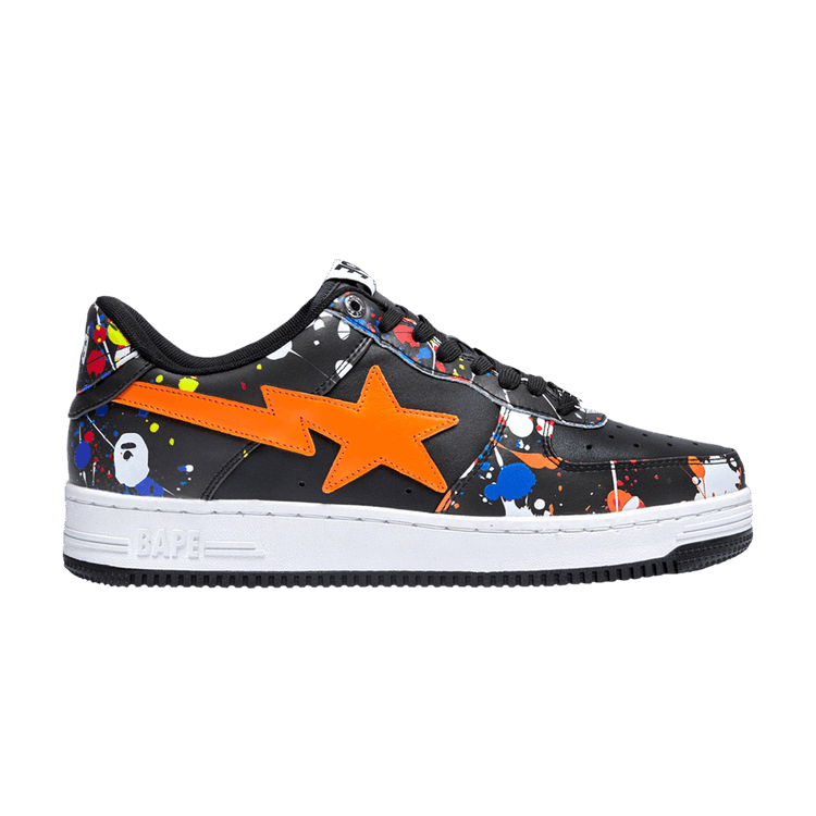 Wmns Bapesta 'Paint Splatter Pack - Black' — Black