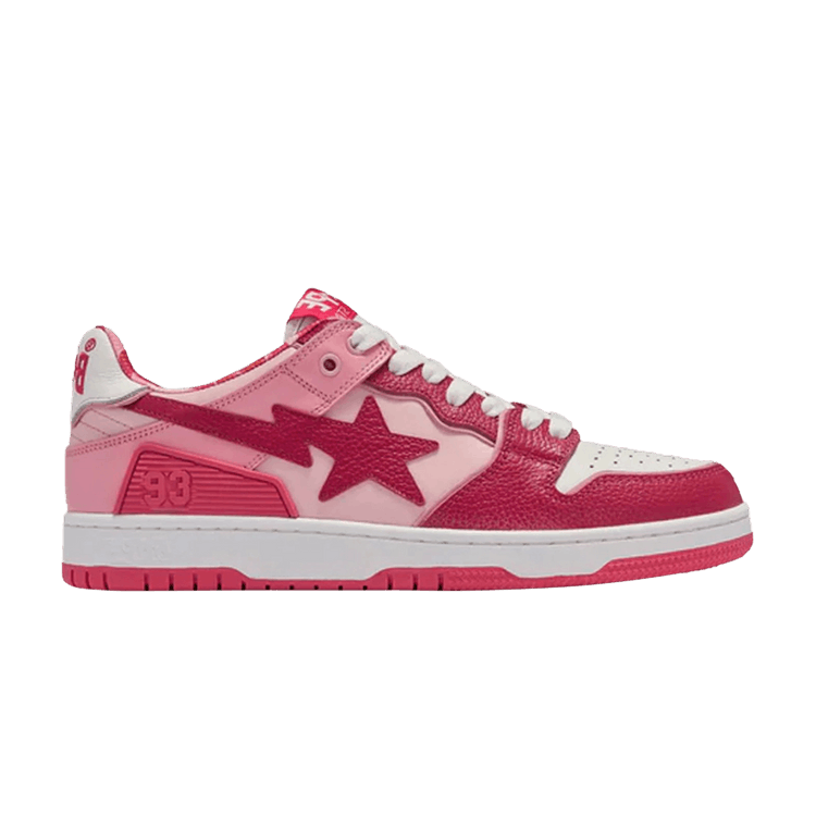 BAPE Wmns Sk8 Sta #2 'ABC Camo - Red' — Red