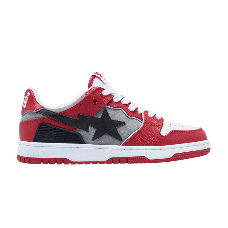 BAPE Wmns Sk8 Sta #1 'Red' — Red