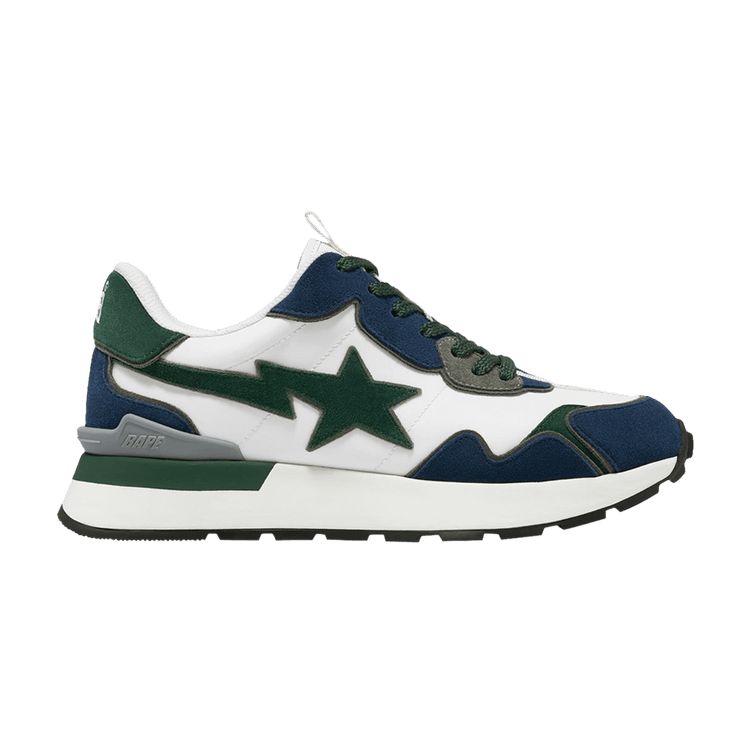 BAPE Roadsta Express #2 'Green Navy' — Navy/Green