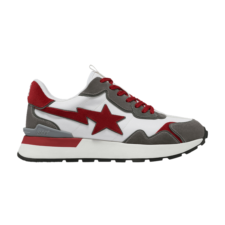 BAPE Roadsta Express #2 'Red Grey' — Red/Grey