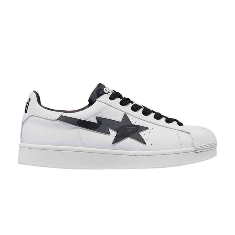 BAPE Wmns Skullsta 'White Black' — Black