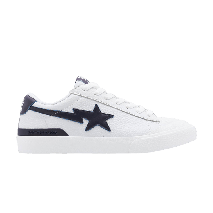 BAPE Wmns Mad Sta #2 'White Navy' — Navy