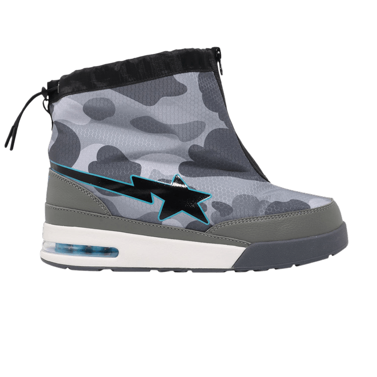 BAPE Honeycomb Camo Zip Roadsta 'Grey' — Grey