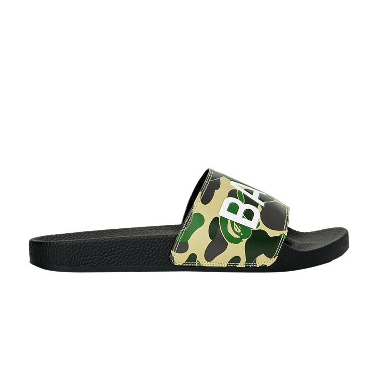 BAPE ABC Camo Slide 'Green Text' — Green