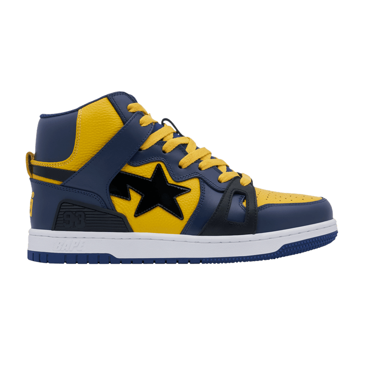 Bapesta 93 Hi 'Yellow Navy' — Yellow