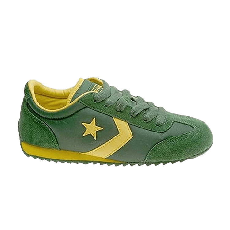 Converse Nylon Trainer 'Bottle Green' — Bottle Green/Yolk Yellow