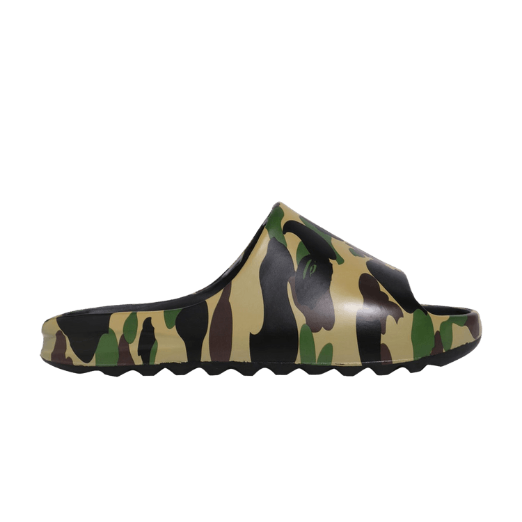 BAPE 1st Camo Slide Sandal 'Yellow' — Yellow