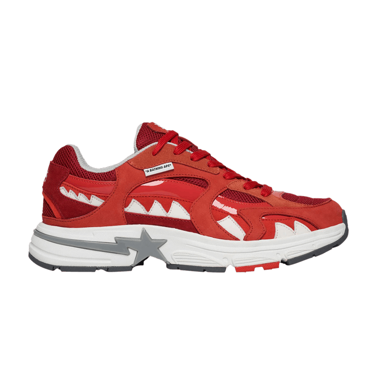 BAPE Shark Sta M1 'Country Pack - Korea' — Red