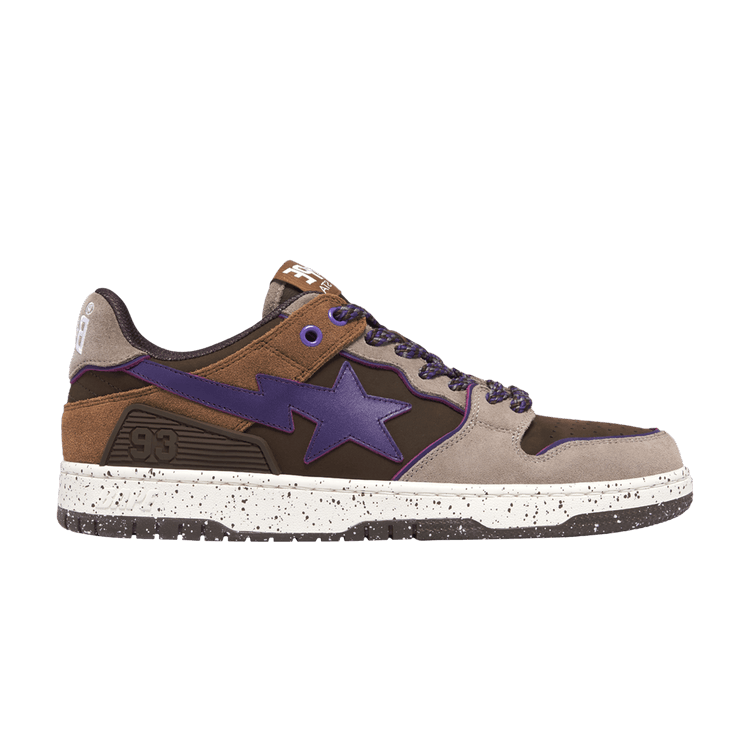 BAPE Sk8 Sta #7 M2 'Outdoor Pack - Brown Purple' — Brown