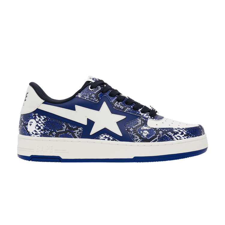 BAPE Wmns Tape Sta 'Blue Snakeskin' SSENSE Exclusive — Blue/White