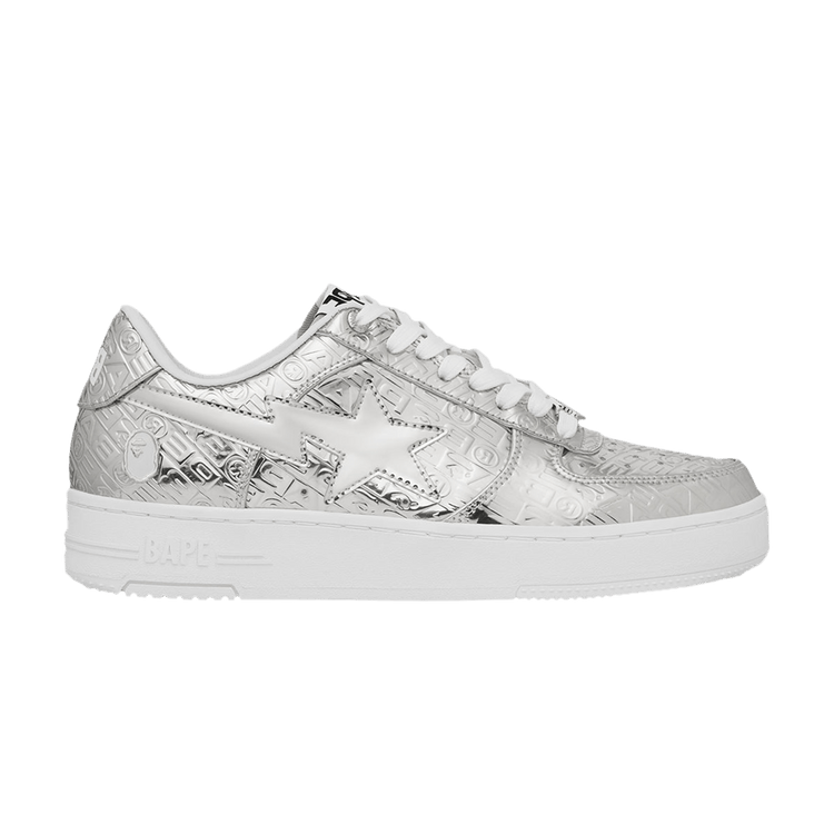 Bapesta #5 'Silver Monogram' — Silver