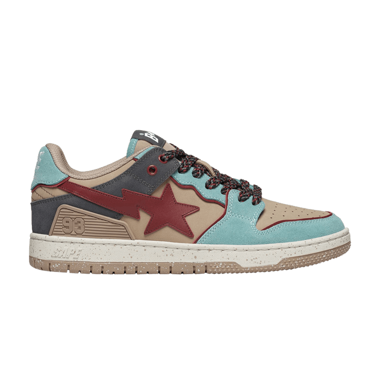 BAPE Sk8 Sta #4 M2 'Beige Grey Blue' — Grey