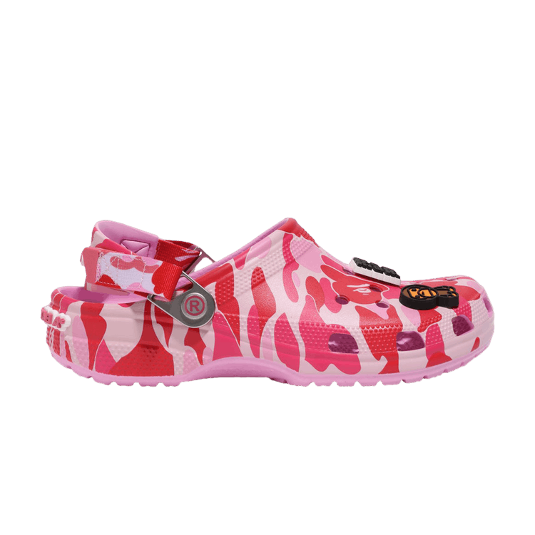 BAPE x Crocs Classic Clog 'ABC Camo - Pink' — Pink