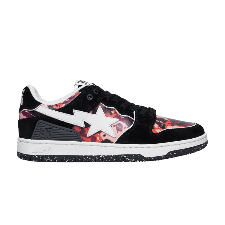 BAPE Sk8 Sta #3 'Map Camo Pack - Black' — Black