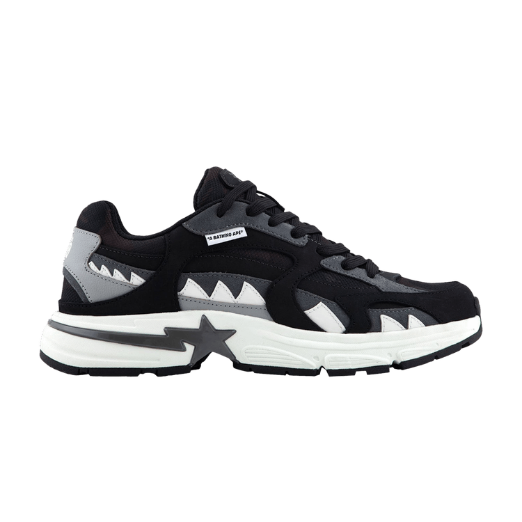 BAPE Shark Sta #1 M2 'Black' — Black