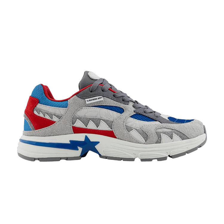 BAPE Shark Sta #2 'Blue Grey Red' — Blue