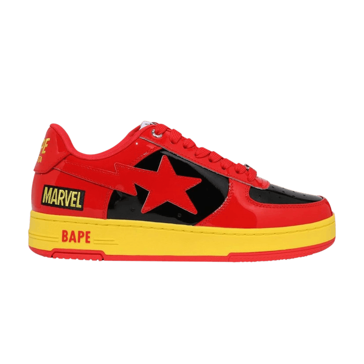 Marvel x Bapesta 'The Human Torch' — Red/Black/Yellow