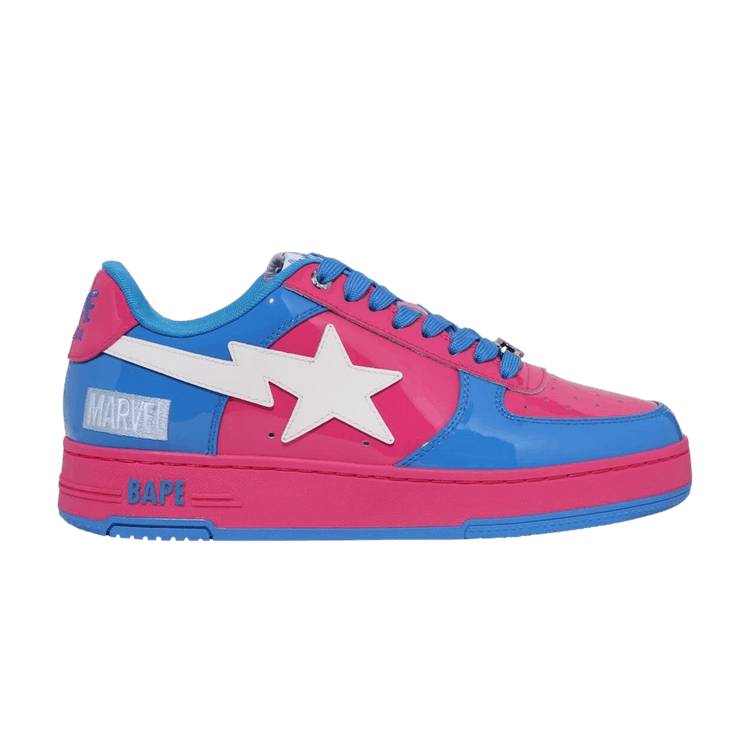 Marvel x Wmns Bapesta 'Galactus &amp; Silver Surfer' — Pink/Blue/White