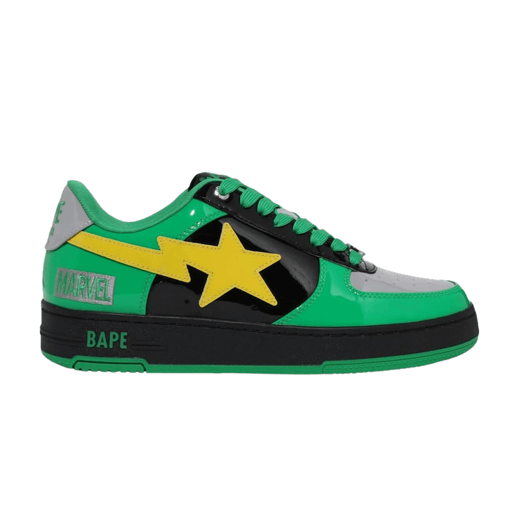 Marvel x Wmns Bapesta 'Dr. Doom' — Green/Black/Silver/Yellow