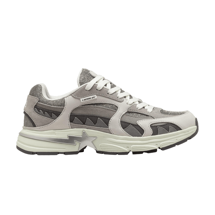 BAPE Wmns Shark Sta #1 'Silver' — Silver
