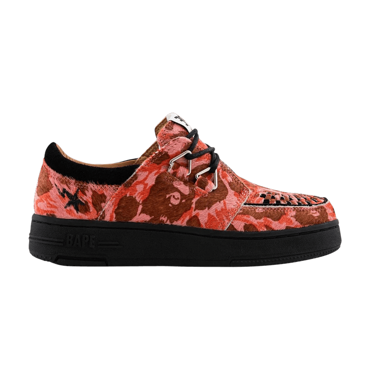 BAPE Wmns Creep Sta 'Pink Leopard Camo' — Pink/Black