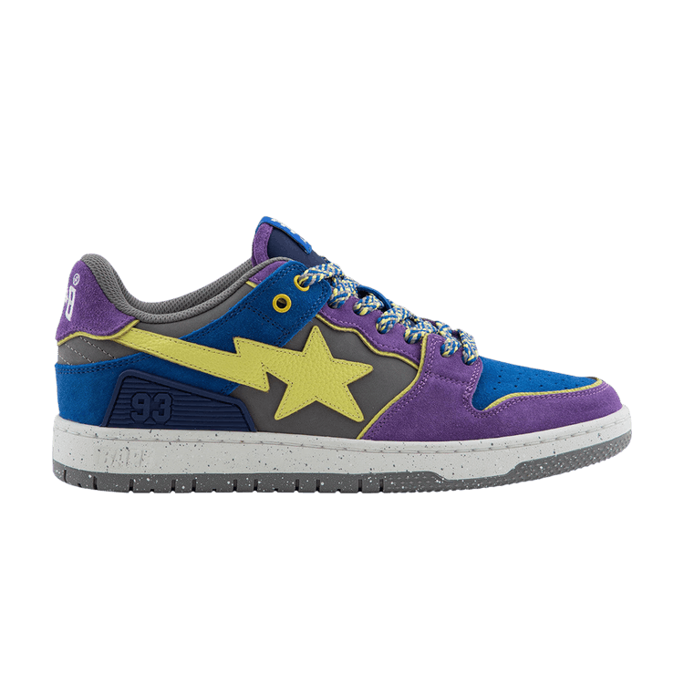 BAPE Sk8 Sta #1 'Purple Blue Yellow' — Purple