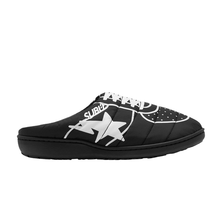 Subu x BAPE Puffer Sandal 'Black' — Black