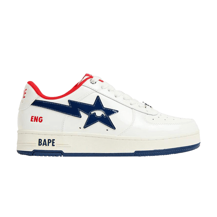 KidSuper x Bape Sta 'SuperBape Cup - England' — White/Black/Red