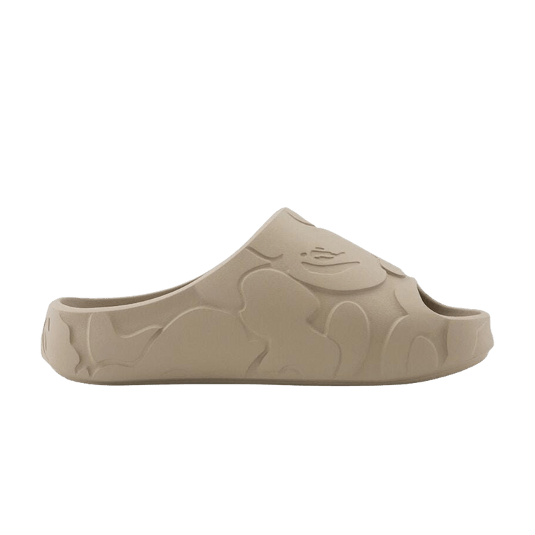 BAPE A Bathing Ape Slide #1 'Beige Solid Camo' — Beige