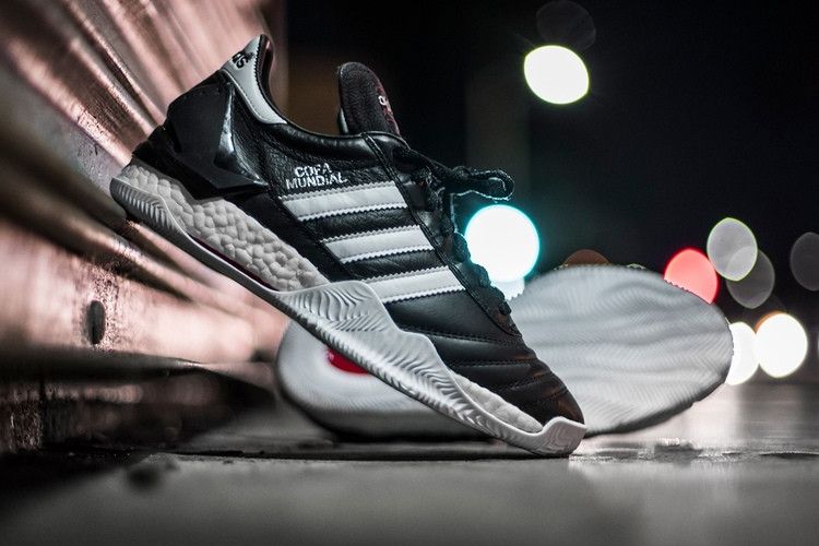 The Shoe Surgeon x Jester x adidas Copa Mundial Boost 'Art Basel' 2016 — Black/White
