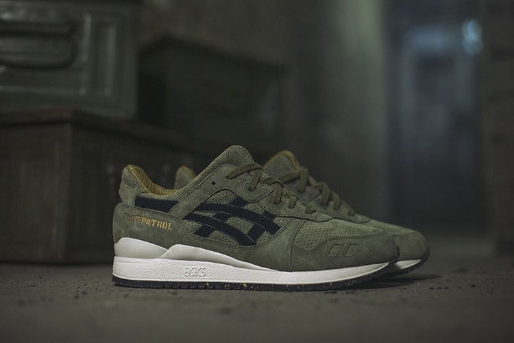 Footpatrol x ASICS Gel Lyte 3 'Squad' — Olive/Olive
