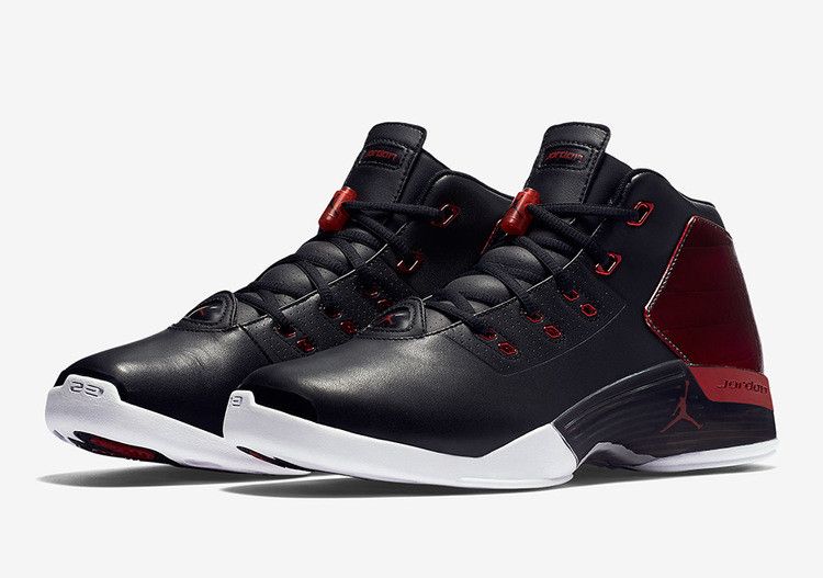 Air Jordan 17+ Retro 'Bulls' — Black/Gym Red/White