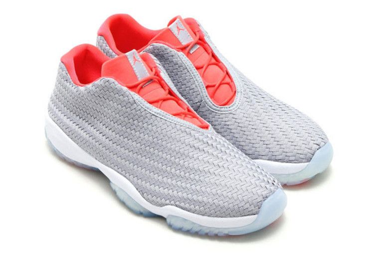 Air Jordan Future Low 'Wolf Grey Infrared' — Wolf Grey/Infrared 23/White