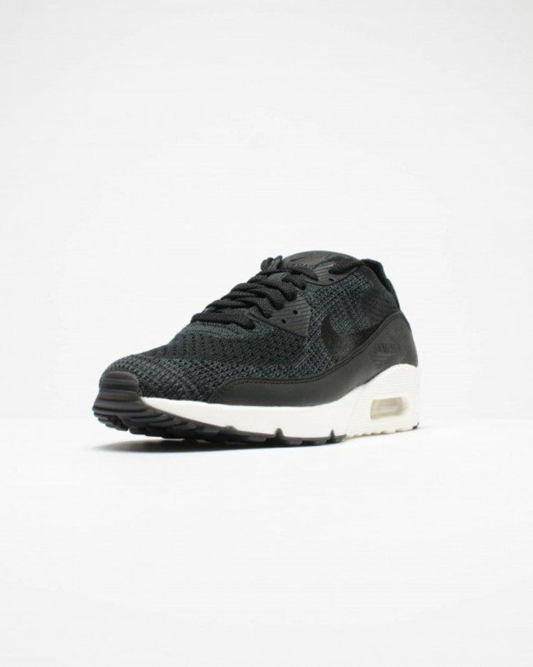 NikeLab Air Max 90 Flyknit 'Black Sail' — Black/Black-Sail-Sail (2)