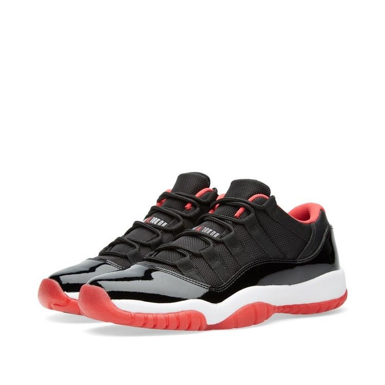 Air Jordan 11 Retro Low BG 'Bred' 2015 — Black/True Red-White