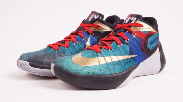 Nike Hyperdunk 2015 Low Limited 'Beijing' — Black/Metallic Gold-University Red-White