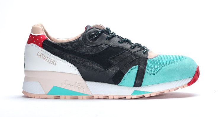 LimitEDitions x Diadora N9000 'Castellers' — Black/Atlantis Green