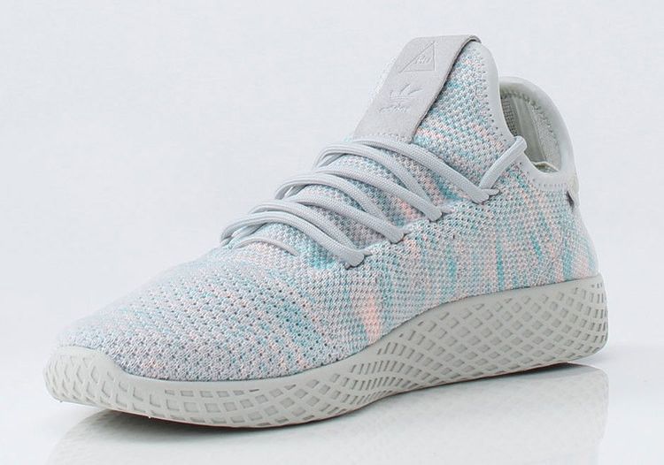Pharrell x adidas Tennis Hu 'Blue Pink' — Blue/Pink/Light Grey