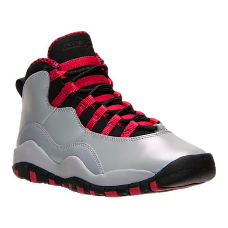 Air Jordan 10 Retro GG 'Legion Red' — Wolf Grey/Black-Legion Red