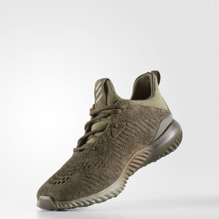 Adidas Alphabounce 'Suede' — Branch/Trace Cargo/Black