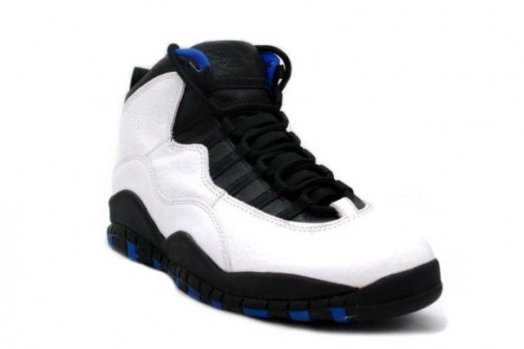 Air Jordan 10 OG 'Orlando' — White/Black-Royal Blue-Metallic Silver