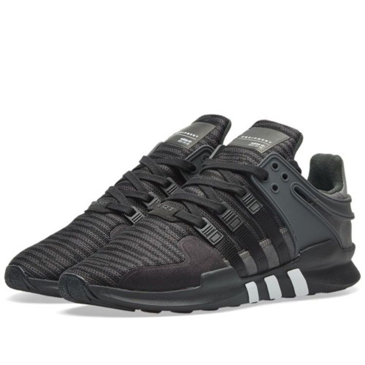 Adidas EQT Support ADV 91-16 'Ultra Black' — Black/Utility Black/Solid Grey