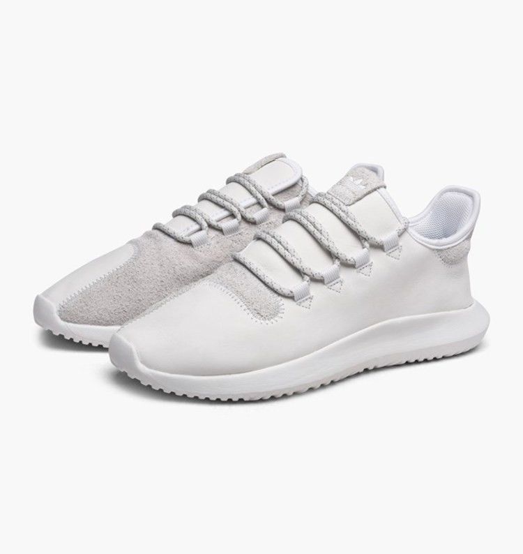 Adidas Tubular Shadow 'Crystal White' — White/Grey