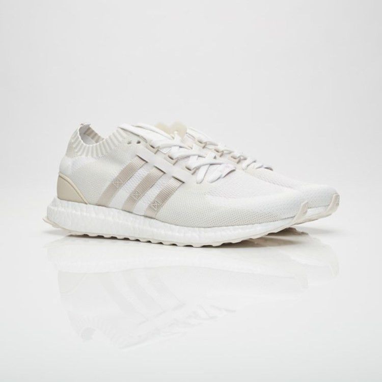 Sneakersnstuff x adidas EQT Support Ultra Primeknit 'White' — Footwear White/Vintage White/Talc