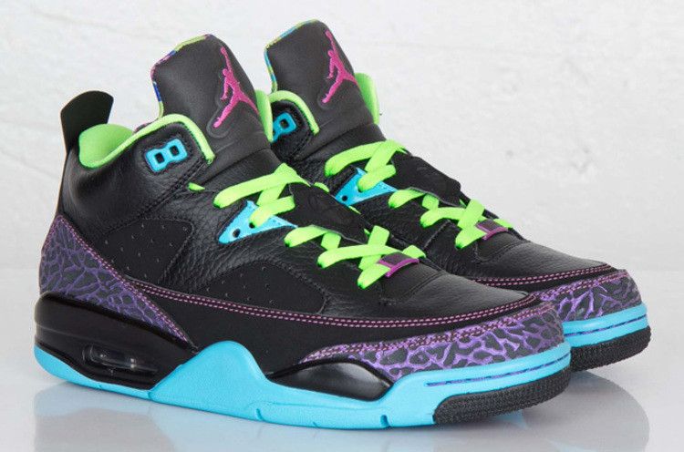 Air Jordan Son of Mars Low 'Bel-Air' — Black/Club Pink-Gamma Blue-Court Purple