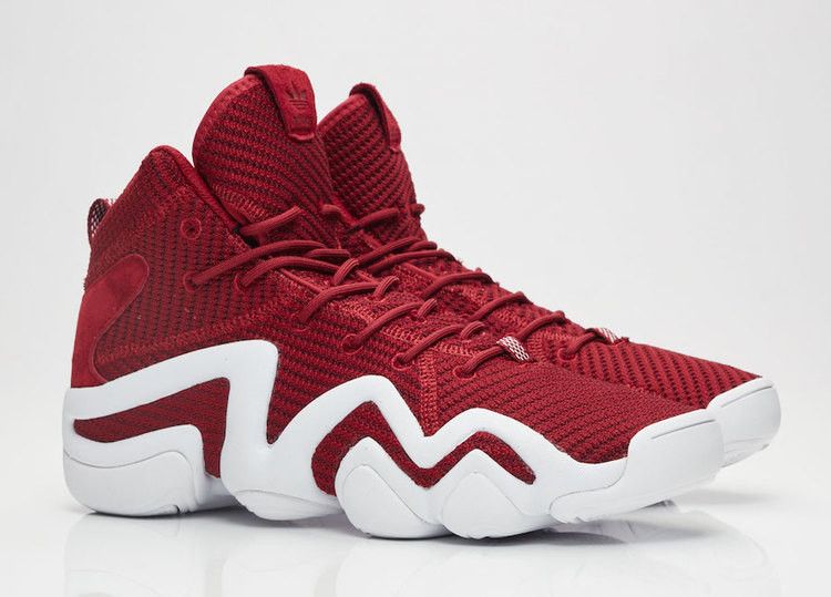 Adidas Crazy 8 ADV Primeknit 'Burgundy' — Collegiate Burgundy/Collegiate Burgundy/Footwear White