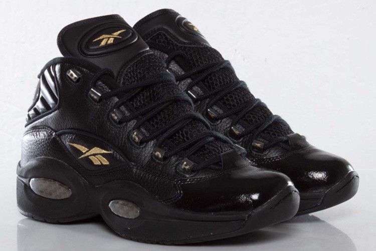 Reebok Question Mid 'New Years Eve' — Black/Gold