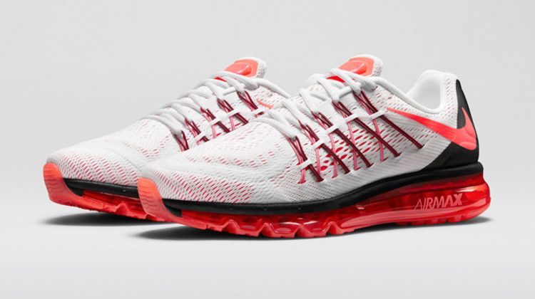 Nike Air Max 2015 'Bright Crimson' — White/Bright Crimson-Black