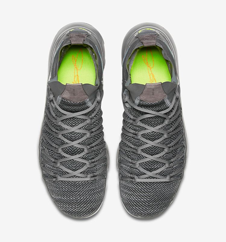 Nike KD 9 Elite 'Time to Shine' — Dark Grey/Sail-Hyper Jade